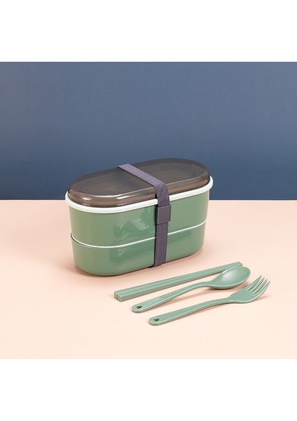 Öğle Yemeği Kabı Çift Katmanlı Taşınabilir Yapışmaz Bento Yemek Öğle Yemeği Kutusu (Yurt Dışından) fiyatları