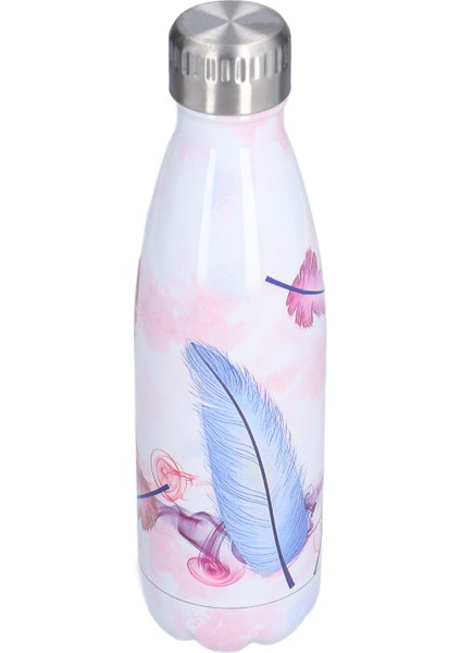 Boba Paslanmaz Çelik Su Şişesi 500 ml Isı Yalıtımlı Termos Taşınabilir Spor Bardağı (Yurt Dışından) fiyatları