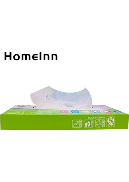 Homeınn Plastic Groves Şeffaf Günlük Kullanım Gıda Işleme Tek Kullanımlık Plastik Eldivenler (Yurt Dışından)