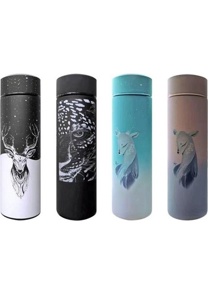 [happytree] Termos Şişesi 350ML 450ML Vakumlu Termo Bardak, Paslanmaz Çelik Termos Yalıtımlı Şişe Kabı, Açık Seyahat Fincan (Yurt Dışından)