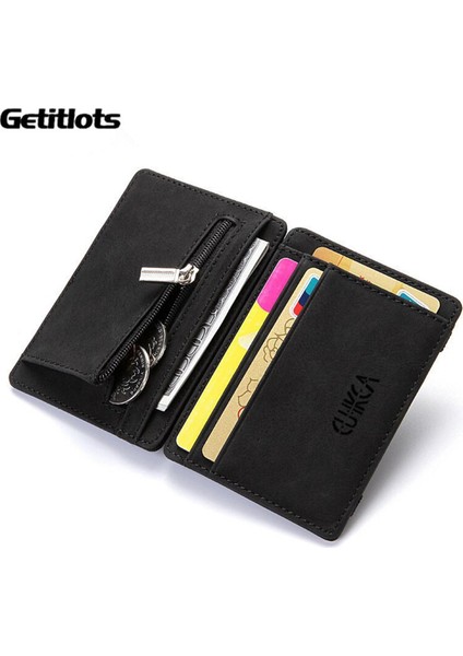Tavsiye Ultra Kart Cüzdan Erkek Ince Mini Cüzdan Iş Sihirli Cüzdan Yüksek Kaliteli Bozuk Para Cüzdanı Kredi Kartı Tutucu Çanta Dropship (Yurt Dışından)