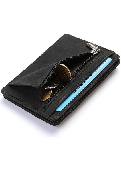 Tavsiye Ultra Kart Cüzdan Erkek Ince Mini Cüzdan Iş Sihirli Cüzdan Yüksek Kaliteli Bozuk Para Cüzdanı Kredi Kartı Tutucu Çanta Dropship (Yurt Dışından) modelleri