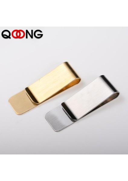 Özel Yazı Paslanmaz Çelik Pirinç Erkek Para Klip Cüzdan Kartı Klasör Tutucu Içi Boş Tasarım Kart Kımlık Durumda Klip Cüzdan Erkekler Için (Yurt Dışından)