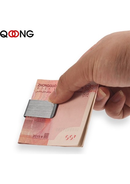 Özel Yazı Paslanmaz Çelik Pirinç Erkek Para Klip Cüzdan Kartı Klasör Tutucu Içi Boş Tasarım Kart Kımlık Durumda Klip Cüzdan Erkekler Için (Yurt Dışından) fırsatları