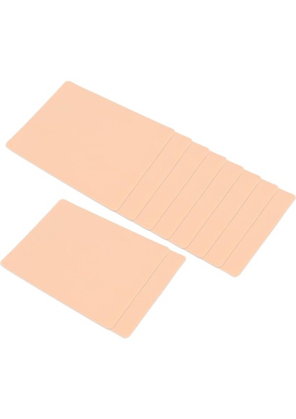 Hao Kan 10 Adet Boş Dövme Uygulaması Cilt Yüksek Esneklik Çift Taraflı Yumuşak Silikon Yeni Başlayanlar Için 1mm (Yurt Dışından)