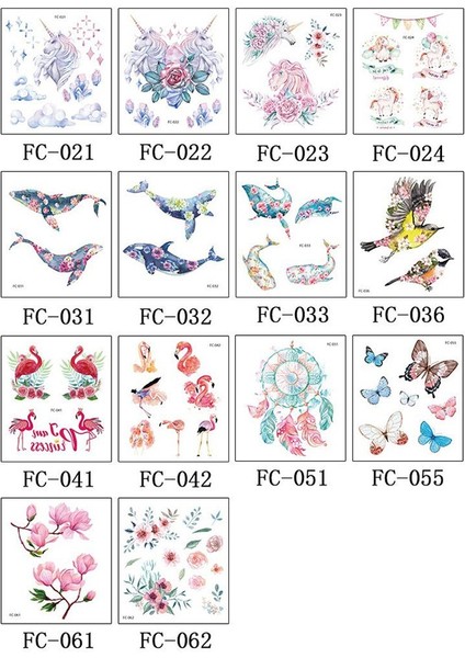 Çevre Koruma Çiçek Kol Dövme Etiket Rüya Dövme Etiket Çok Renkli FC031 (Yurt Dışından) indirimleri