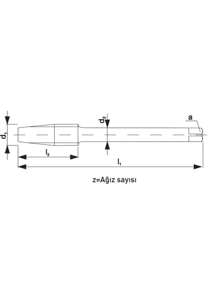 M18 Narex 5000 Dın N-357 Tin Hss Somun Kılavuzu