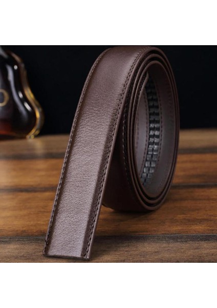 Lüks MEN39S Deri Otomatik Şerit Bel Kayışı Kemer Tokası Olmadan Siyah Iş Kemeri Pu Deri Sıcak Satış (Yurt Dışından)