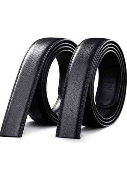 Lüks MEN39S Deri Otomatik Şerit Bel Kayışı Kemer Tokası Olmadan Siyah Iş Kemeri Pu Deri Sıcak Satış (Yurt Dışından) fırsatları
