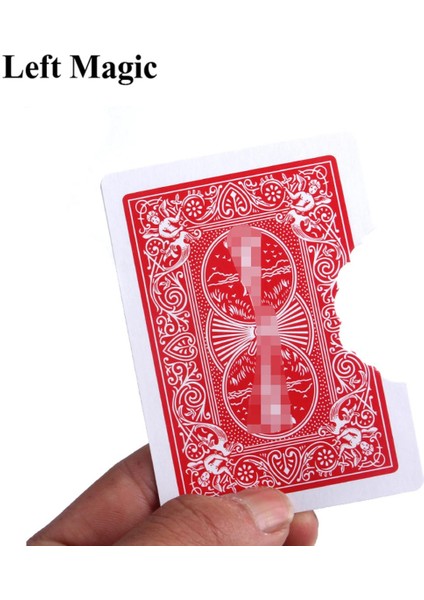 1 Adet Profesyonel Bite Out Kart Sihirli Hileler Kart Sihirli Yanılsamalar Kart Hileler Sahne Sihirli Zihinsel (Yurt Dışından)