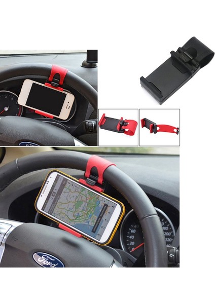 Araç Tutucu Mini Hava Firar Direksiyon Klipsli Mobil Tutucu (Yurt Dışından) fırsatları