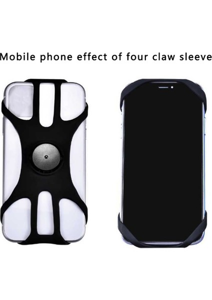 IPhone Bisiklet Gidon Standı Için 360 Derece Çıkarılabilir Bisiklet Telefon Tutucu (Yurt Dışından)