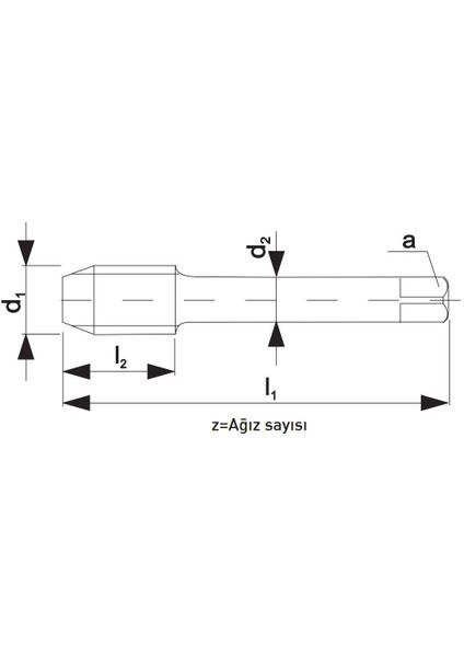 G 5/8-14 Narex 0302 Dın NB-353 Hss 2'li El Takım Kılavuzu