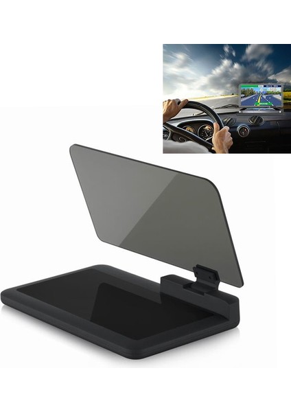 H6 Çok Fonksiyonlu Araç Akıllı Telefon Navigasyon Head Up Display Tutucu, 6 Inç Akıllı Telefon Için (Yurt Dışından) indirimleri