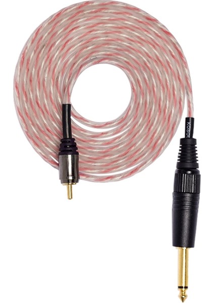 2x Silikon Rca Kablosu 2 M Yumuşak Dövme Kablosu Dövme Klip Kablosu Dövme Makinesi Için, Dövme Klipsi Kablosu Kablosu 3 ve 2 (Yurt Dışından) fırsatları