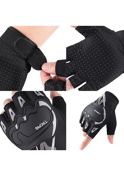 Spor Salonu Eldivenleri Fitness Ağırlık Kaldırma Eldivenleri Vücut Geliştirme Eğitimi Перчатки Велосипедные Erkekler Guantes Spor Salonu Hombre Bisiklet Eldivenleri (Yurt Dışından)