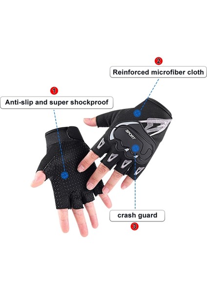 Spor Salonu Eldivenleri Fitness Ağırlık Kaldırma Eldivenleri Vücut Geliştirme Eğitimi Перчатки Велосипедные Erkekler Guantes Spor Salonu Hombre Bisiklet Eldivenleri (Yurt Dışından)