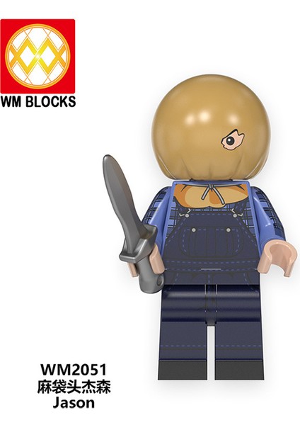 8 Adet/takım WM6101 Jack Torrance Sam Piramit Kafa Cadılar Bayramı Serisi Şekil Dıy Yapı Taşları Tuğlalar Korkunç Film Çocuk Oyuncakları Çocuklar Için Aksiyon Figürü Hediye (Yurt Dışından)