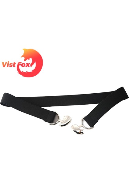 Vist Fox Moda Kemer Pürüzsüz Kenar Kadın Aşk Tokası Esnek Kemer Kayışı (Yurt Dışından)