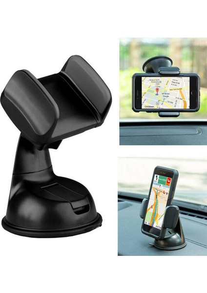 [yeni Ürün] 360 Derece Rotasyon Araba Evrensel Telefon Tutucu Pano Vantuzlu Kaide Ön Cam Cep Telefonu Standı Braketi Araba (Yurt Dışından) fiyatları