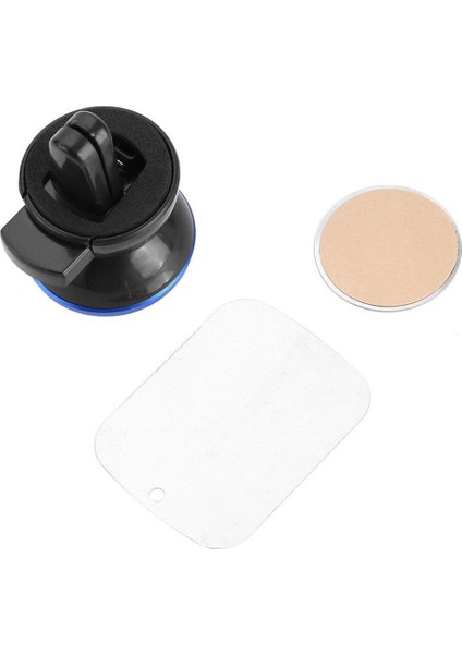 Evrensel Telefon Tutucu Standı 360 Derece Döndürme Manyetik Hava Firar Dağı Siyah ve Gümüş (Yurt Dışından)
