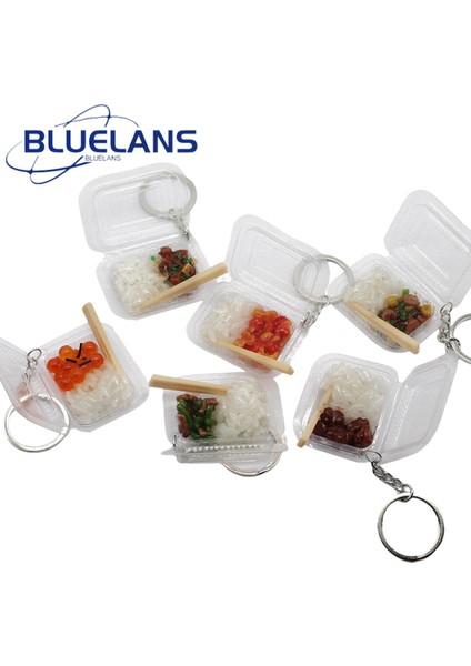Çift Anahtarlık Yaratıcı Mini Gıda Kolye Çocuk Oyuncak Aksesuarları (Yurt Dışından)