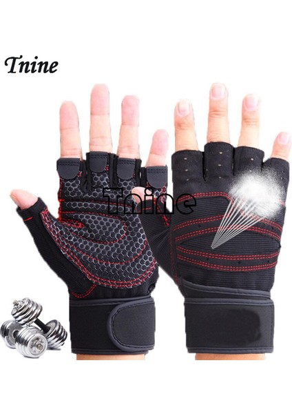 Vücut Geliştirme Spor Salonu Eğitimi Spor Halter Eldiveni Erkekler Kadınlar Için Egzersiz Yarım Parmak Guantes Egzersiz Spor Salonu Taktik Eldiven (Yurt Dışından)