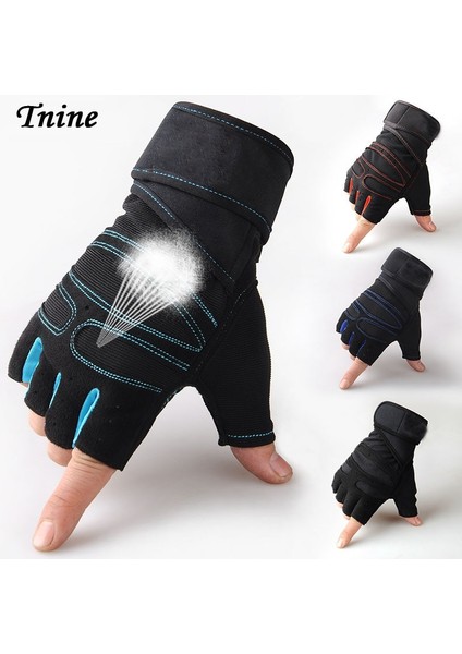 Vücut Geliştirme Spor Salonu Eğitimi Spor Halter Eldiveni Erkekler Kadınlar Için Egzersiz Yarım Parmak Guantes Egzersiz Spor Salonu Taktik Eldiven (Yurt Dışından)