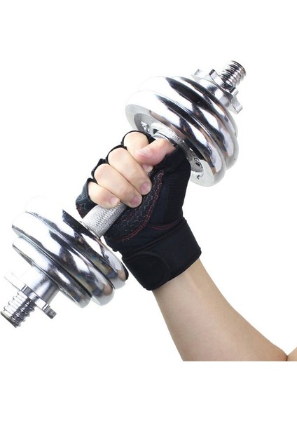 Vücut Geliştirme Spor Salonu Eğitimi Spor Halter Eldiveni Erkekler Kadınlar Için Egzersiz Yarım Parmak Guantes Egzersiz Spor Salonu Taktik Eldiven (Yurt Dışından)