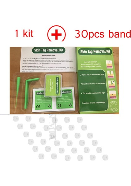 Papilloma Temizleme Aracı Küçük ve Orta Yüz Bakımı Için Mavi Mikro Bant Cilt Etiketi Sökücü Kit Mısır Temizleme Swabları ile Köstebek Wartkit ve 30 Adet Bant (Kit ve 30 Adet Bant) (Yurt Dışından)