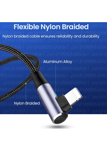 Dirsek USB Şarj Kablosu iPhone 14 13 12 11 Pro Max Xs 6s 7 8 Artı Kökenli Cep Telefonu Şarj Kablosu Veri Şarj Cihazı Tel 2/3m (Yurt Dışından) fırsatları