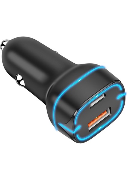 40W USB Çift Bağlantı Noktalı Hızlı Araç Şarj Adaptörü, Iphone 12 11 Pro Max Xs Alaxy S20 S21 Lg Ipad Macbook Pro Için Uyumlu (Yurt Dışından) modelleri
