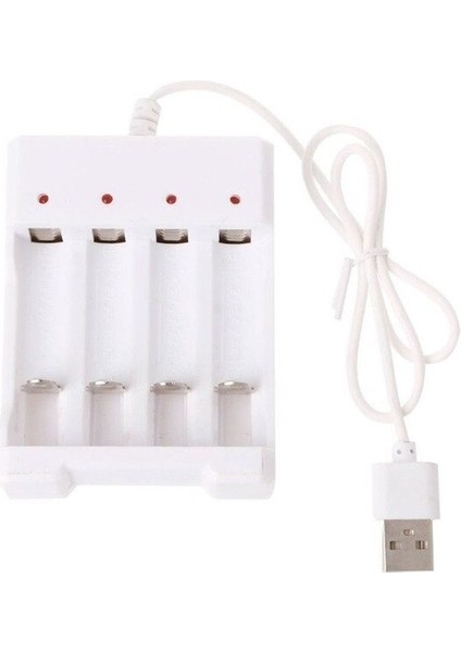 Yüksek Hızlı USB 3/4 Yuvalı Hızlı Şarj Edilebilir Pil Şarj Cihazı Kısa Devre Koruması Aaa ve Aa Şarj Edilebilir Pil Istasyonu (Yurt Dışından) indirimleri