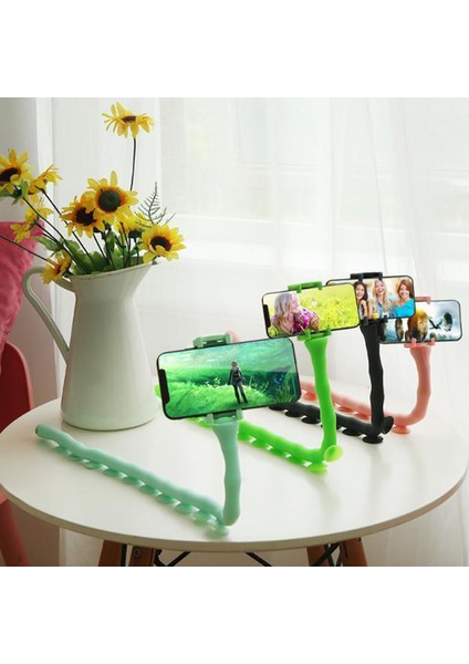 Sevimli Caterpillar Döner Braket Cep Telefonu Braketi Solucan Canlı Braket Vantuz Desteği Duvar Masaüstü Sütun Tutucu Araba Gadget (Rastgele Renkler) (Yurt Dışından) indirimleri