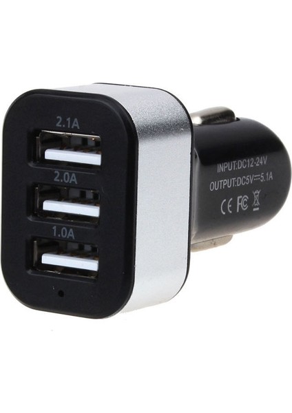 1 Adet Evrensel USB 3 Bağlantı Noktalı Şarj Cihazı Dc 5.0V 2.1A Cep Telefonu Hızlı Araba Şarjı Şarj Adaptörü iPhone Samsung Huawei Xiaomi Için (Yurt Dışından) fırsatları