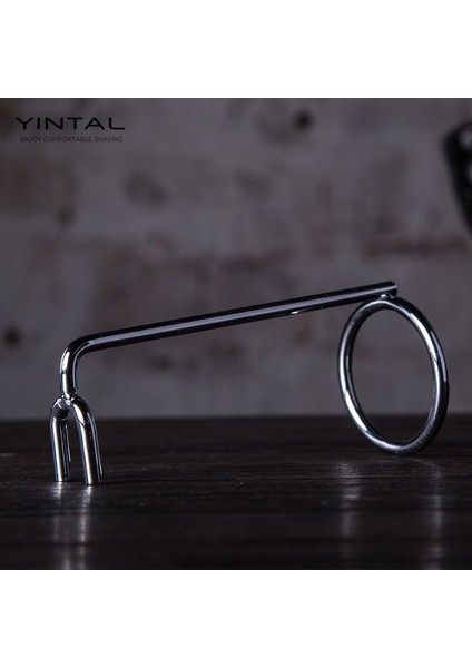 Erkekler Metal Tıraş Makinesi Standı Jilet Tabanı Krom Gümüş Tıraş Bıçağı Sakal Temiz Tıraş Makinesi Seti Kartuşu Kolay Taşıma Büyük Boy (Yurt Dışından) fırsatları