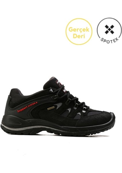 Erkek Gerçek Deri Waterproof Trekking Bot Ve Ayakkabısı 11109S312T Siyah