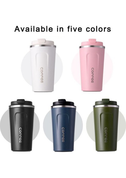 510ML Termos Kahve Kupa Dobble Kalınlaşmış Büyük Araba Termosu Kupa Seyahat Termos Kupa Thermosmug Hediyeler Için Termos (Yurt Dışından) indirimleri