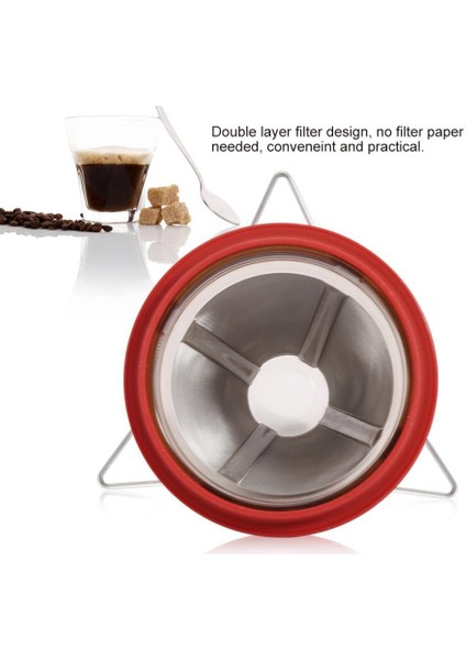 Yeniden Kullanılabilir Kahve Filtresi Paslanmaz Çelik Dolce Gusto Damlatıcı Çift Katmanlı Çay Bardağı Üzerine Dökün (Yurt Dışından) fırsatları