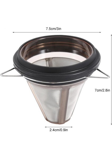 Yeniden Kullanılabilir Kahve Filtresi Paslanmaz Çelik Dolce Gusto Damlatıcı Çift Katmanlı Çay Bardağı Üzerine Dökün (Yurt Dışından) indirimleri