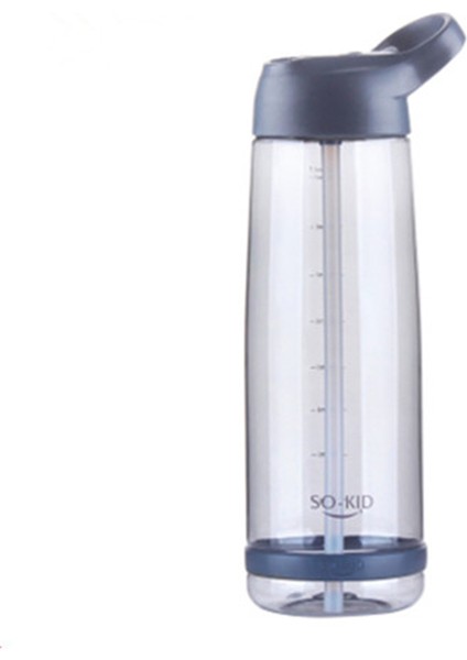 Green Home 550ML 850ML 1000ML Açık Saman Su Şişesi Büyük Kapasiteli Spor Drinkware (Yurt Dışından)