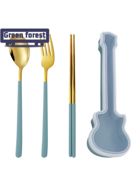 Yeşil Orman Taşınabilir Çatal Bıçak Kaşık Seti Rahat Kavrama Aşınmaya Dayanıklı Piknik Kaşık Çatal Çubuklarını Seti (Yurt Dışından) fiyatları