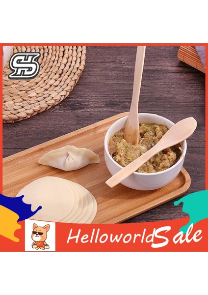 Helloworld Doldurma Spatulaları Iki Ucu Mevcut Mutfak Aletleri Dumpling Çeşni Dolum Kaşıkları (Yurt Dışından) fırsatları