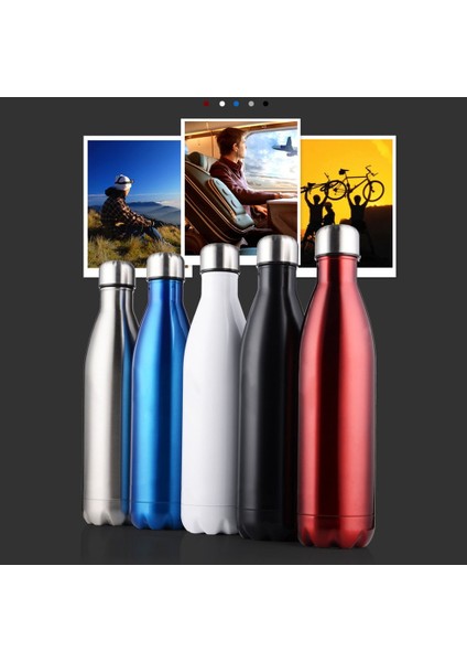 750ML Vakum Yalıtımlı Spor Su Şişesi Termos Seyahat Kupa (Yurt Dışından)