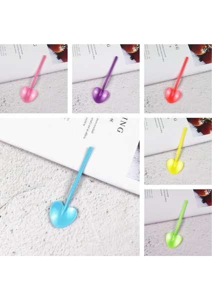 Puding Kaşıkları Kullanışlı Emek Tasarrufu Sağlayan Kalp Şekli Tatlı Kaşıkları (Yurt Dışından) indirimleri