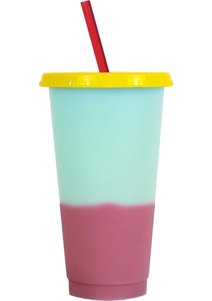 Meyve Suyu Tutucu Mükemmel Detay Kaymaz Renk Değiştiren Su Bardağı (Yurt Dışından)