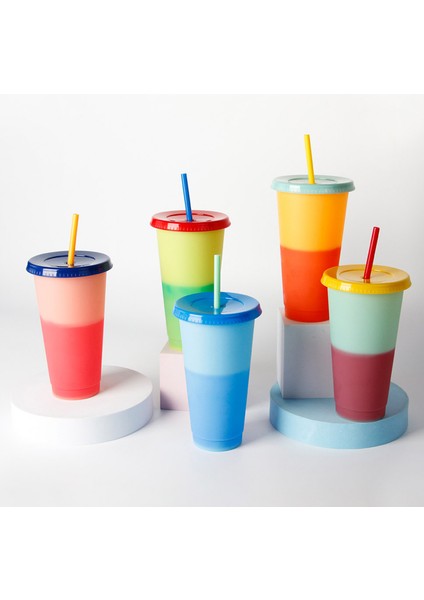 Meyve Suyu Tutucu Mükemmel Detay Kaymaz Renk Değiştiren Su Bardağı (Yurt Dışından) fiyatları