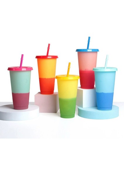 Meyve Suyu Tutucu Mükemmel Detay Kaymaz Renk Değiştiren Su Bardağı (Yurt Dışından) fırsatları