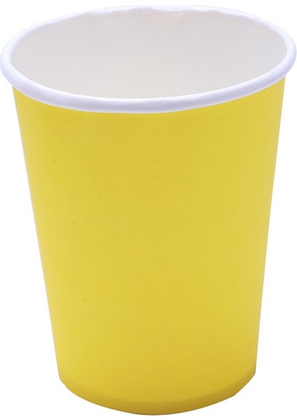 40 Kağıt Bardaklar (9 Oz) - Düz Düz Renkler Doğum Günü Partisi Sofra Takımı Ikram (Siyah ve Sarı) (Yurt Dışından) fırsatları