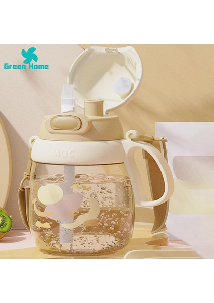 Green Home Su Şişesi Düşmeye Dayanıklı Kapaklı Üst Kapak Büyük Göbek Şişesi (Yurt Dışından) fırsatları